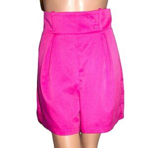 Voodoo Vixen Fuchsia High Waisted Shorts 4 NWT